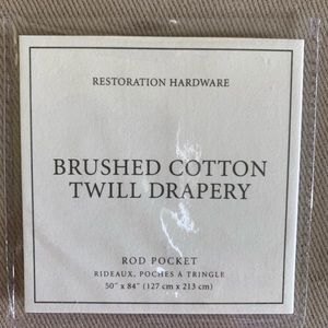 Brand new Restoration Hardware Drapes